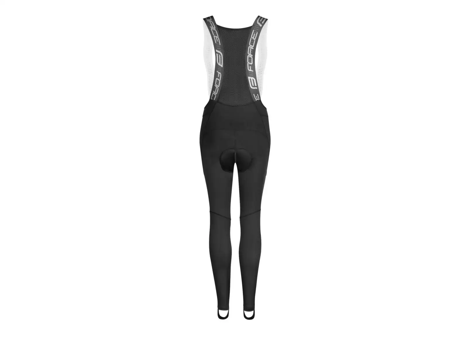 Force Spring Lady Damenhose mit Latz und Polsterung Schwarz
