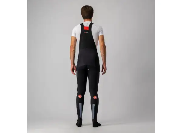 Castelli Sorpasso Herrenhose mit LatzBlack/Silver Reflex