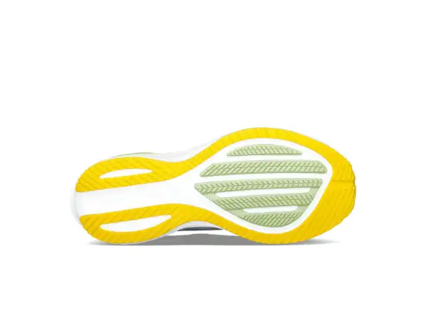 Saucony Triumph 21 Damen-Laufschuhe Weiß/Farn
