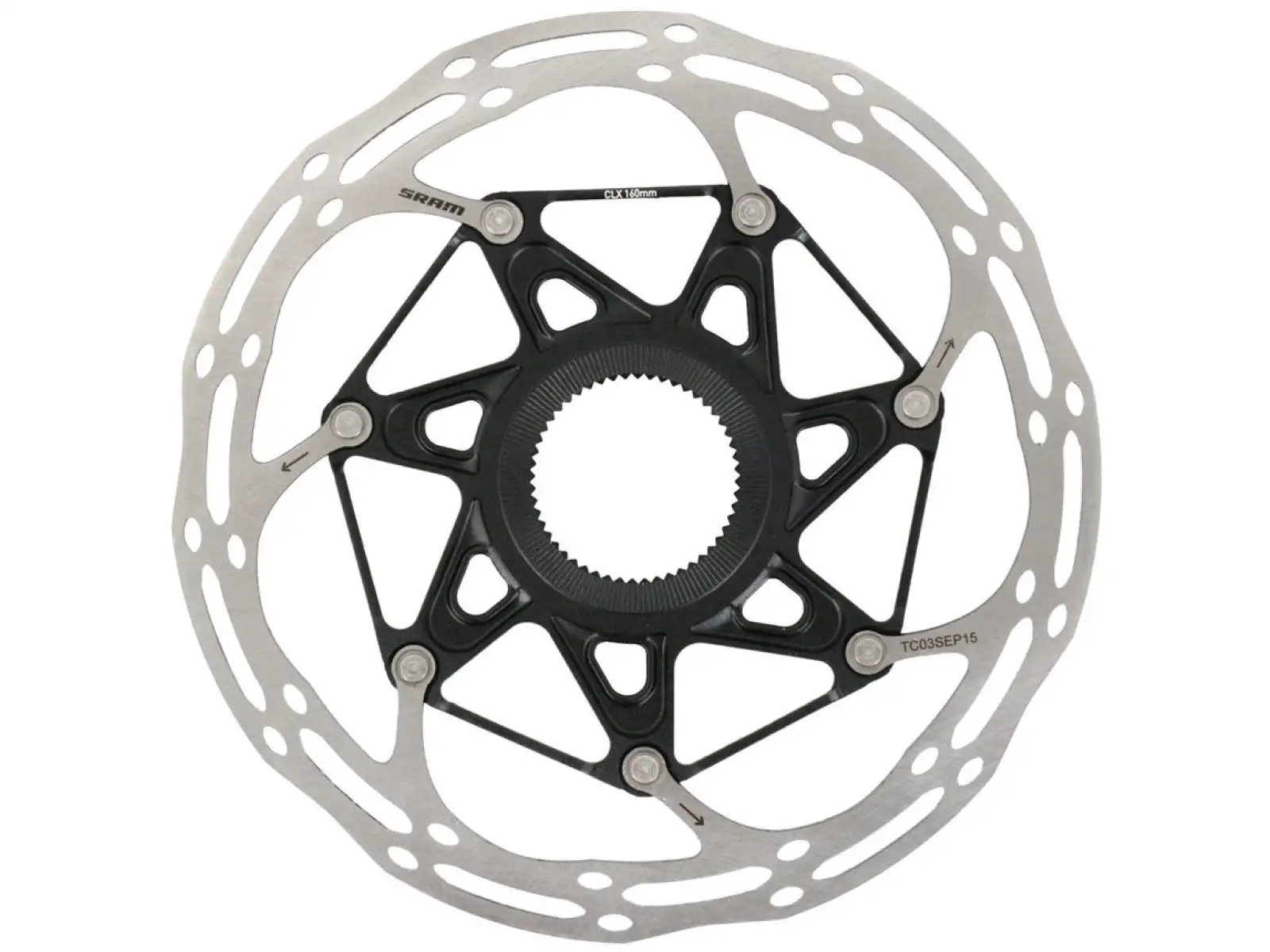 Sram Centerline 2 Piece Rounded Centerlock Scheibe 140 mm