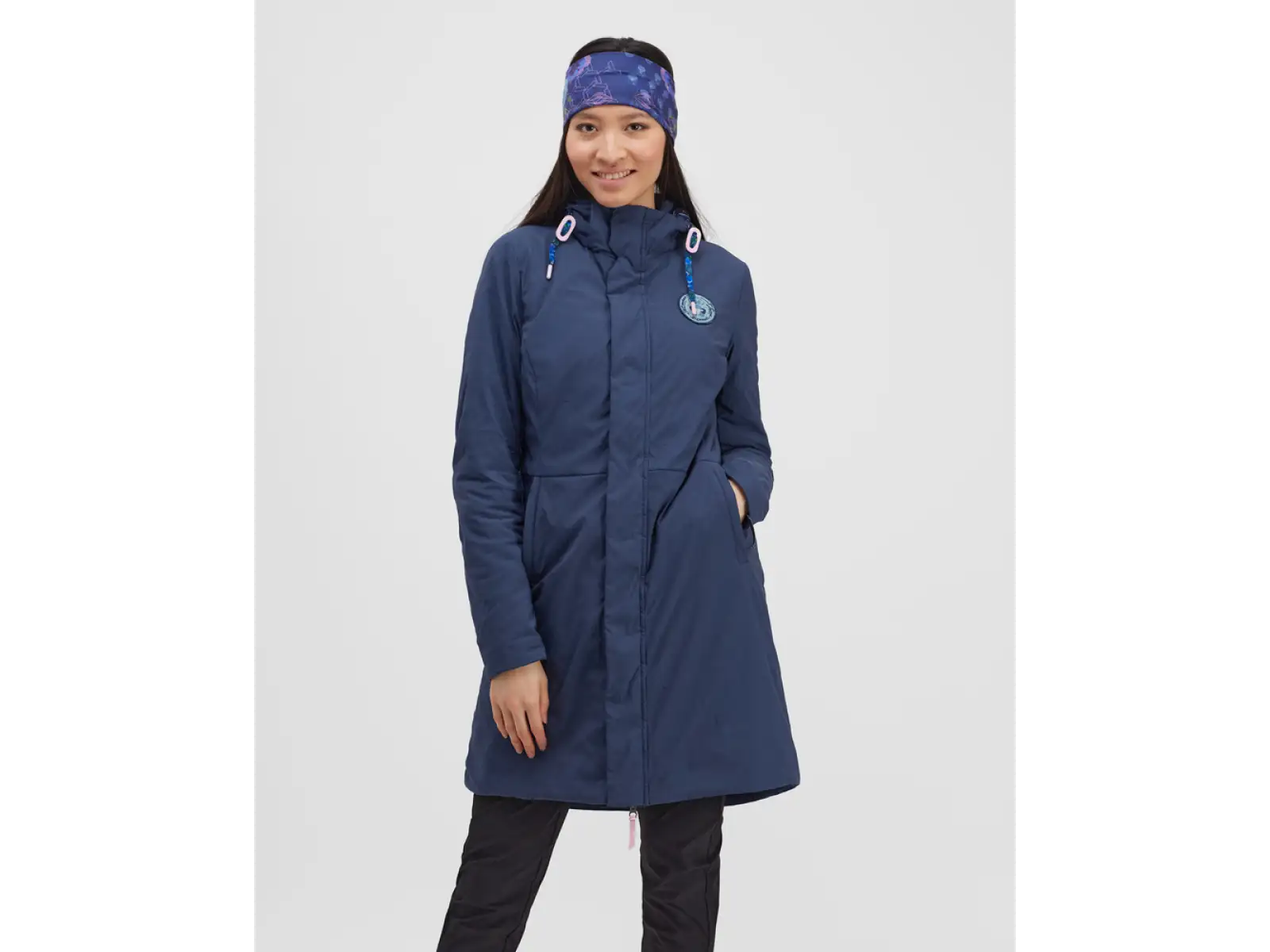 Silvini Montesa Damenmantel Marineblau
