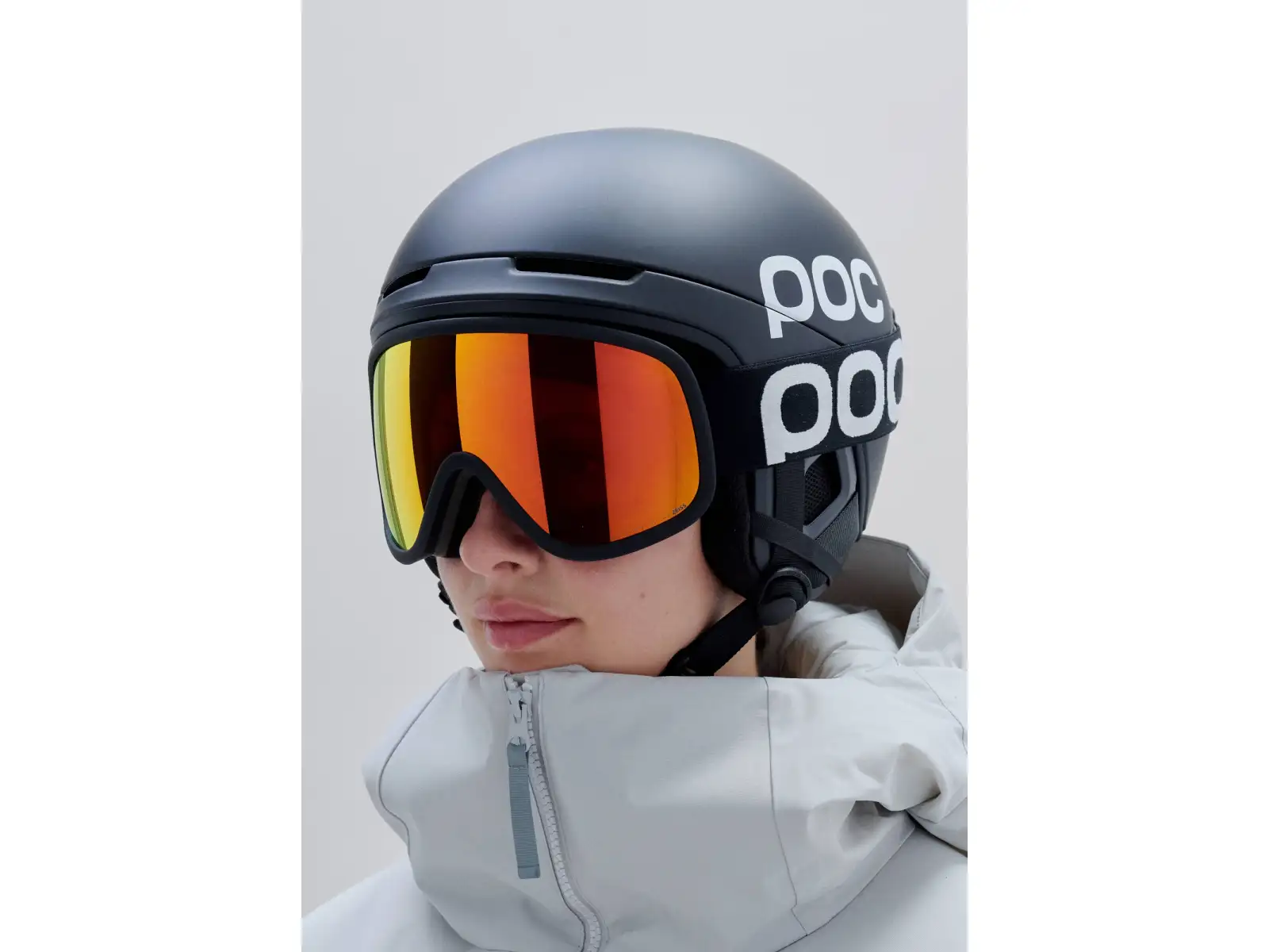 POC Tarsal Skibrille Uranium Black/Partly Sunny Orange
