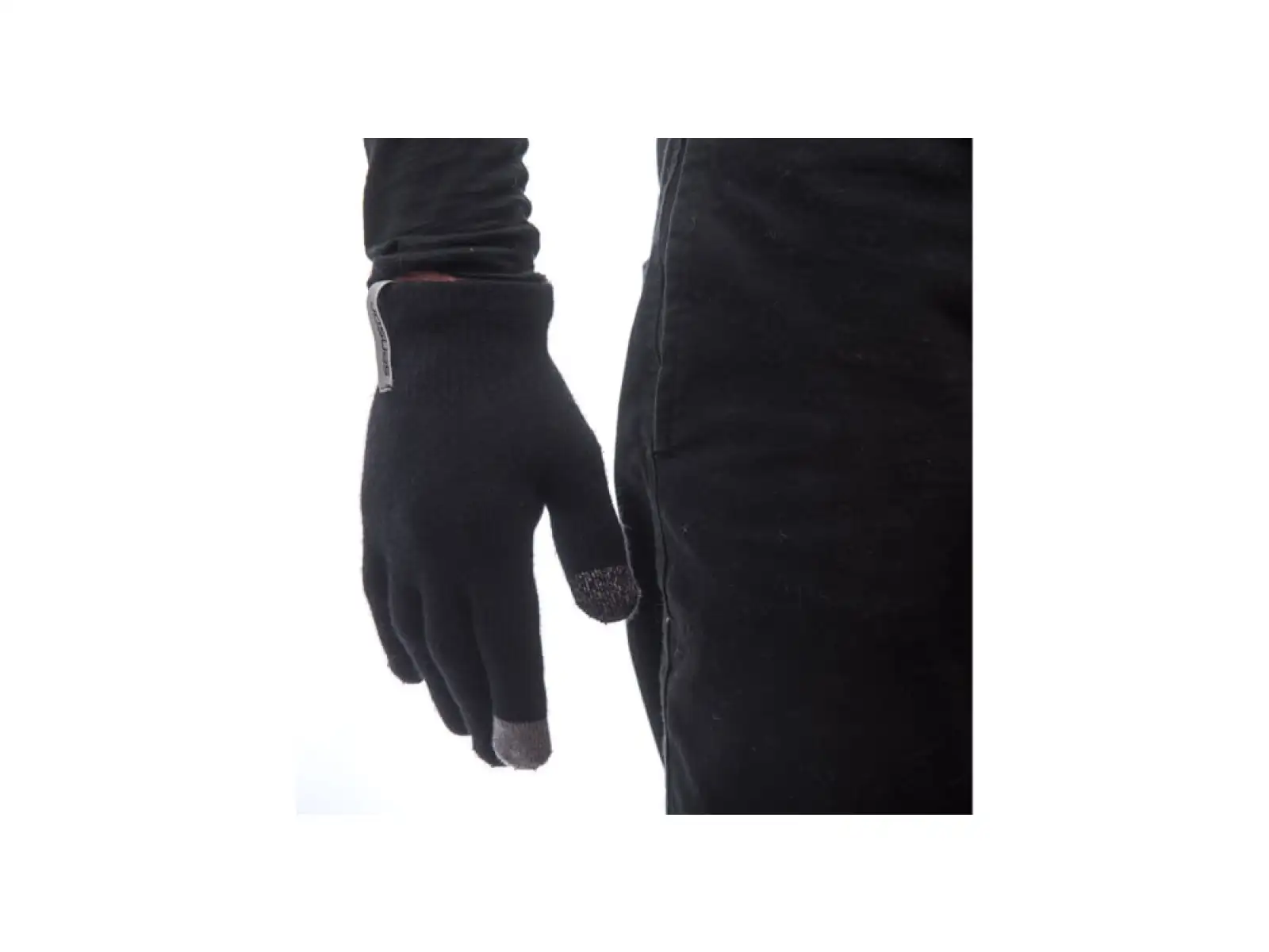 Sensor Merino Handschuhe schwarz