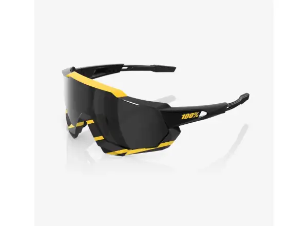 100% Speedtrap Sportbrille Soft Tact Hazard/Black Mirror