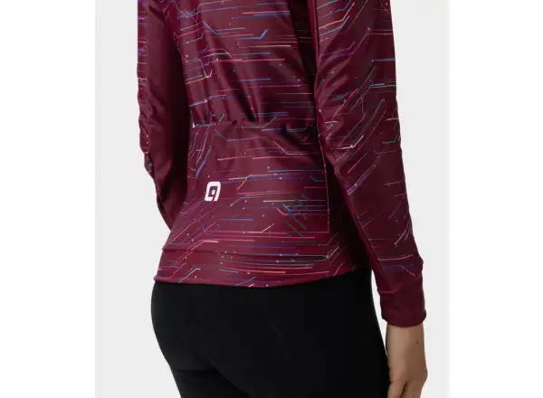Alé Byte PR-E Damen Langarmtrikot Bordeaux