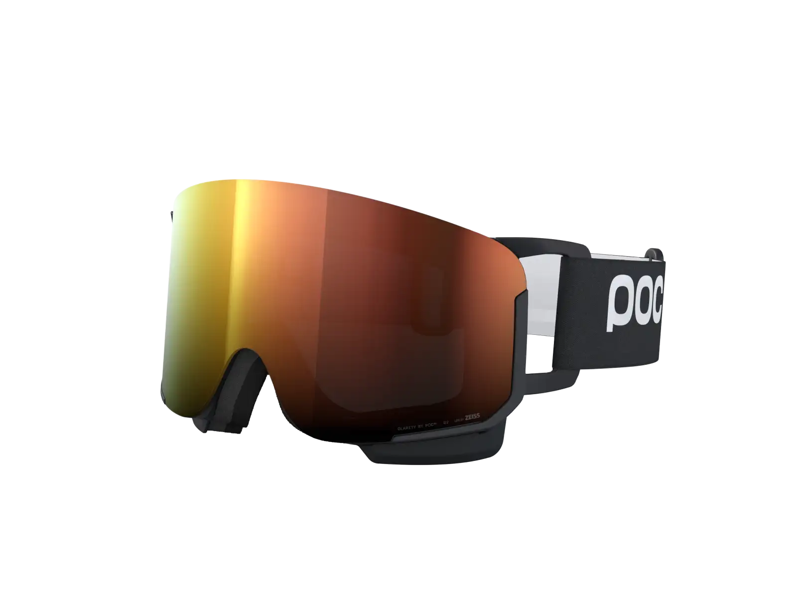 POC Nexal Skibrille Uranium Black/Teilweise Sonnig Orange