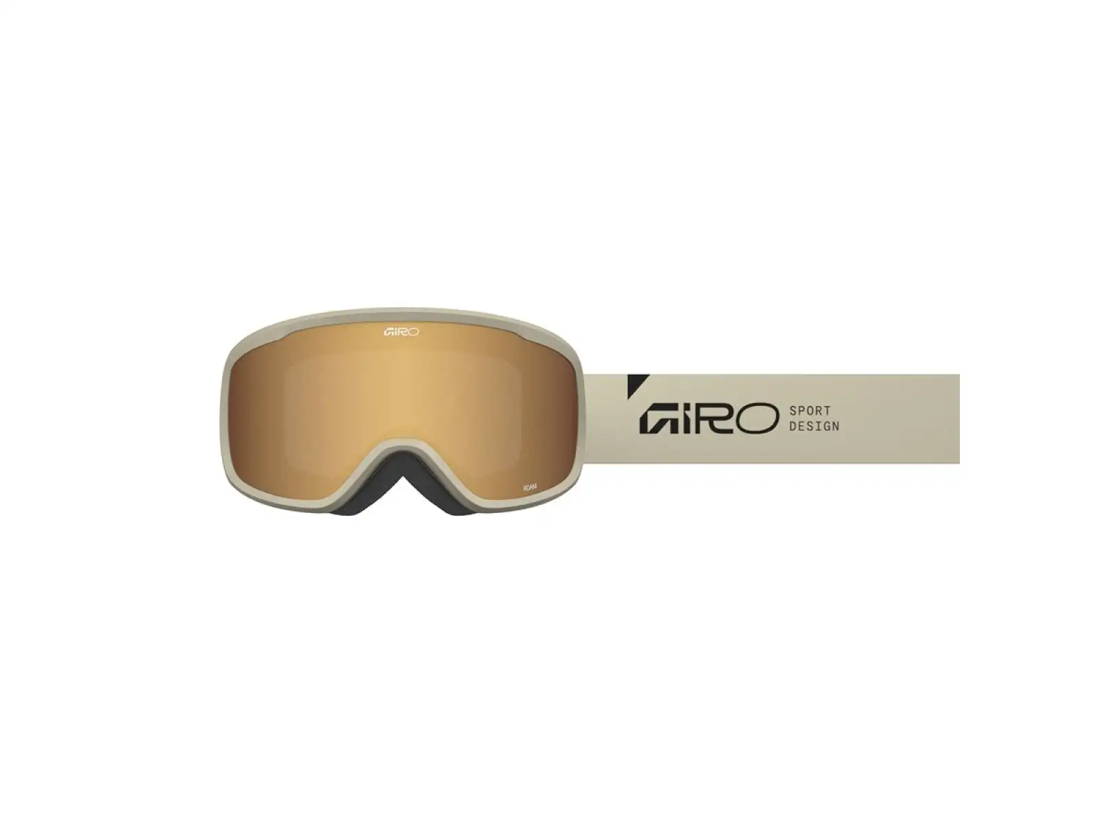 Giro Roam Skibrille Stone Stacked/Amber Gold/Yellow (2Gläser)