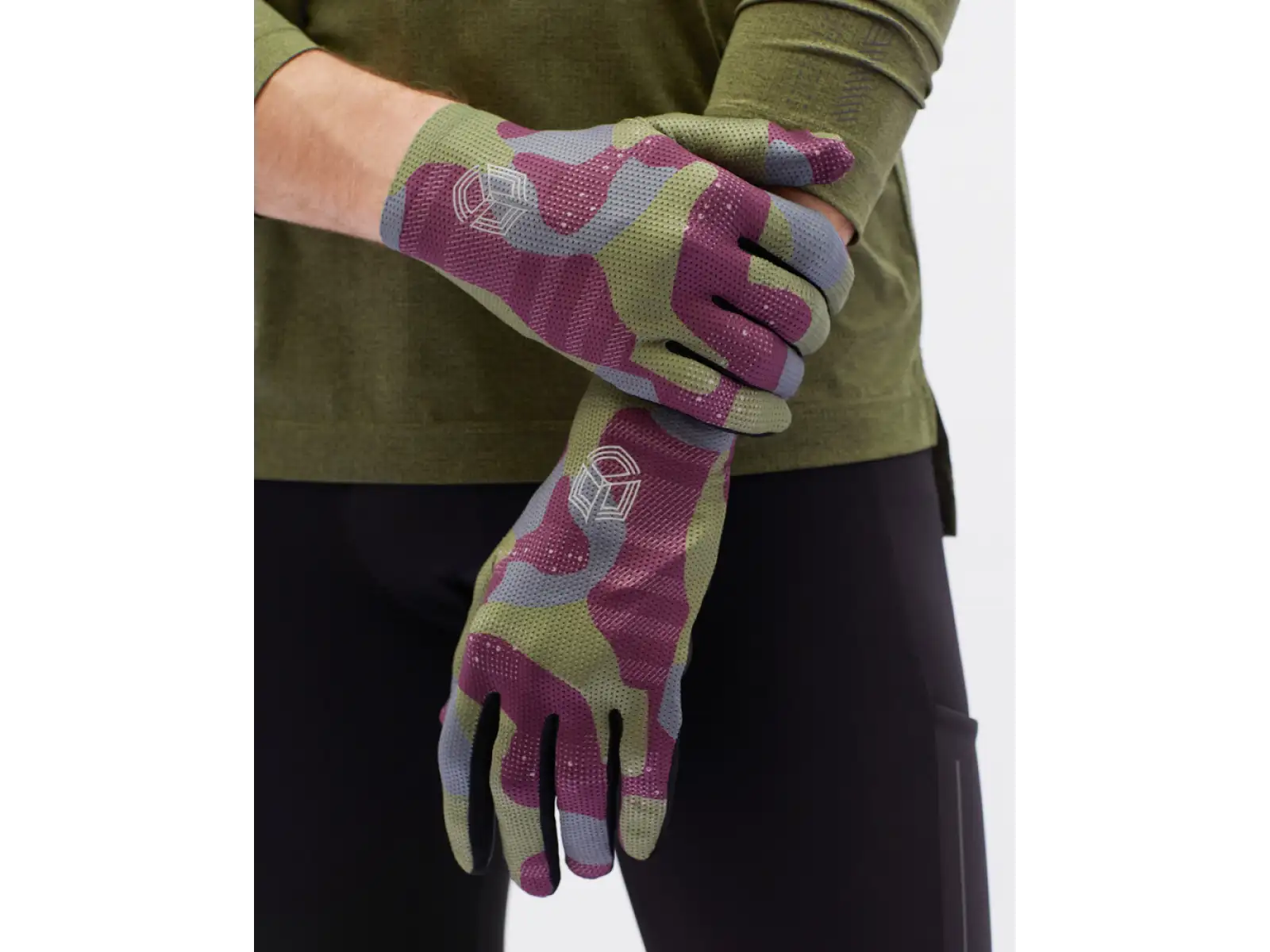Silvini Saltaro Herrenhandschuhe Pflaume/Olive