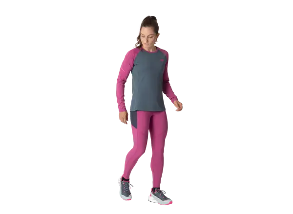 Dynafit Alpine Pro Damen T-Shirt Langarm Magenta