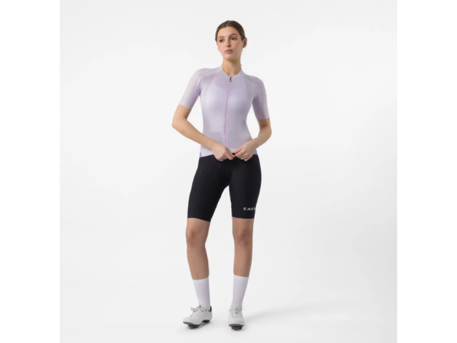 Castelli Espresso 2 W Damen-Trikot kurzer Ärmel Purple Mist