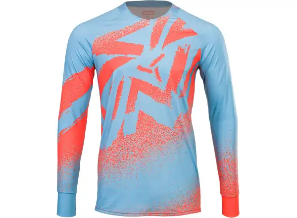Silvini Cortino Herrentrikot Langarm blau/orange