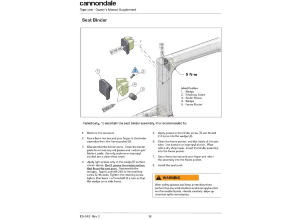 Cannondale Kit 27.2 Internal Sitzbinder (K26058)