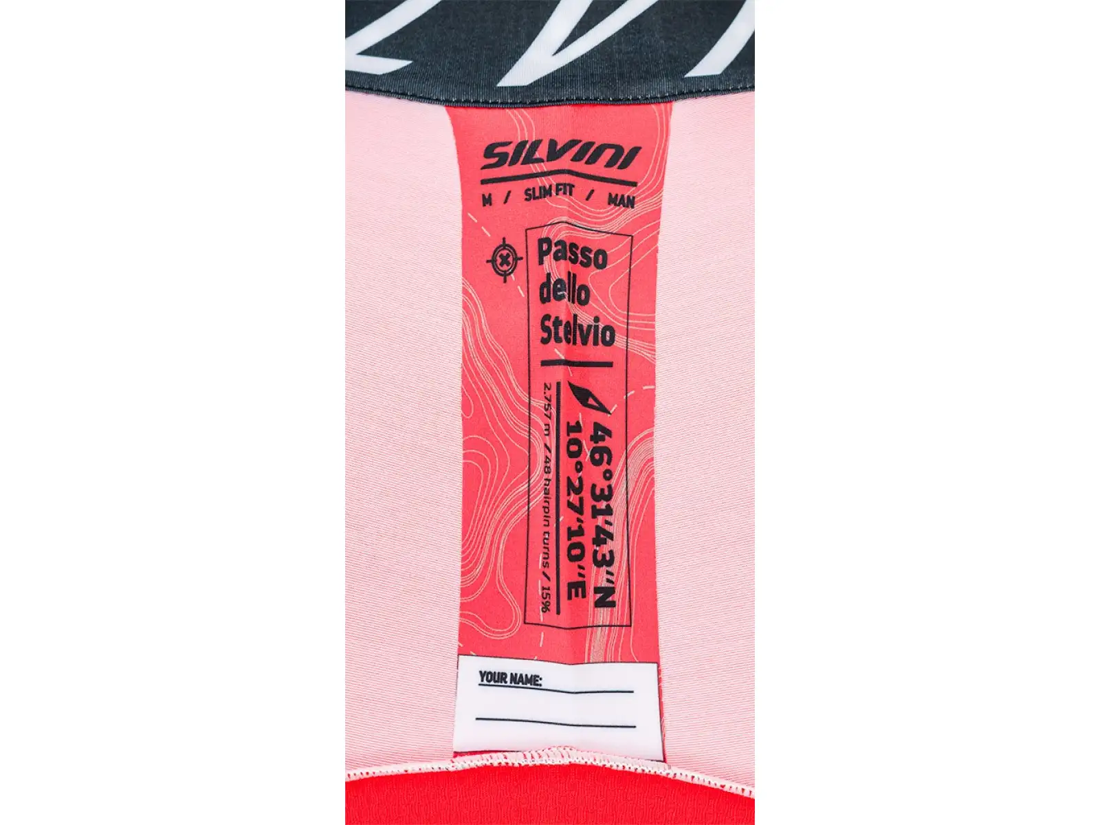 Silvini Stelvio Herren Kurzarmtrikot rubin/schwarz
