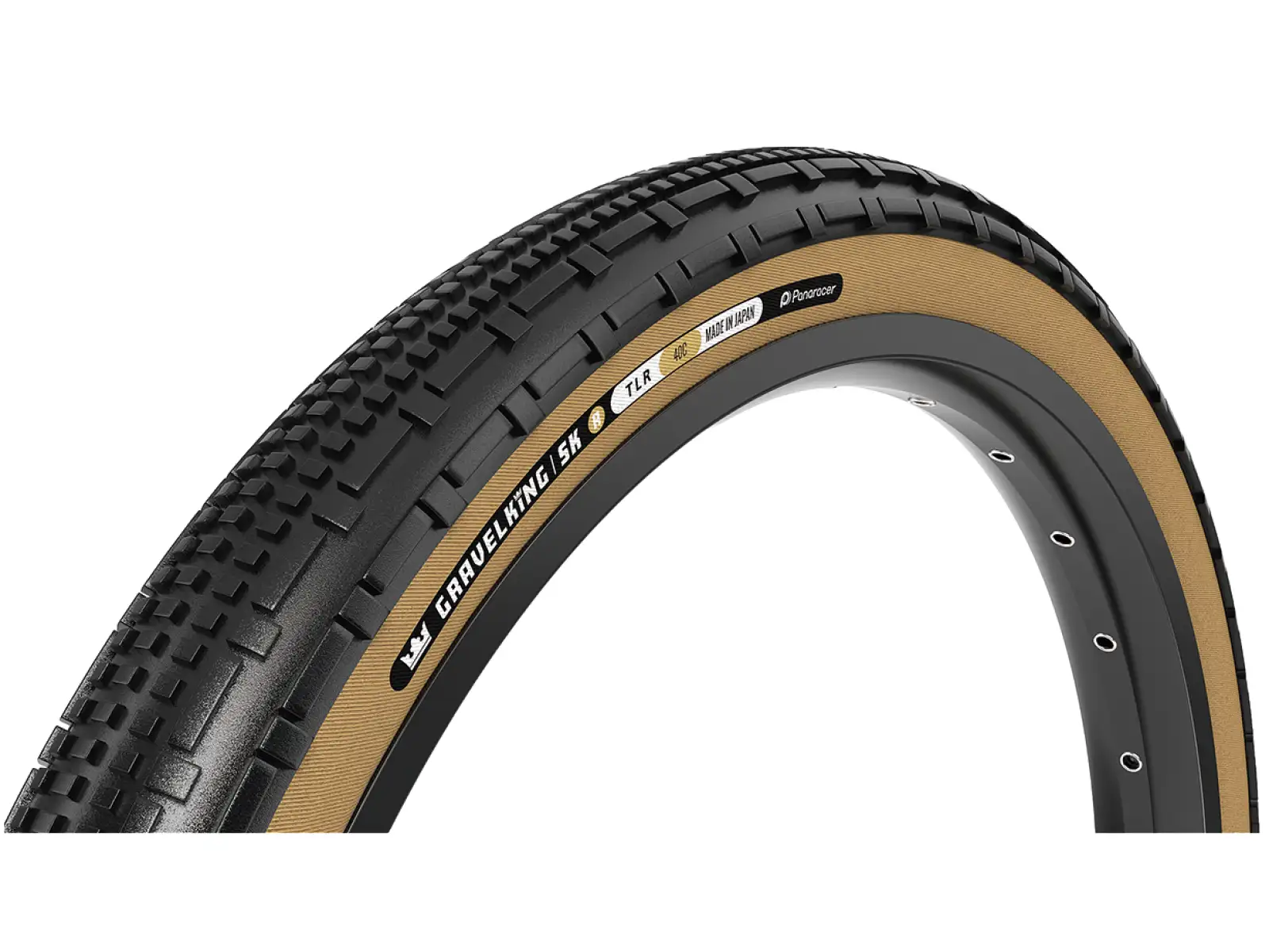 Panaracer GravelKing SK R 28" Schotterreifen Kevlar Schwarz/Amber.