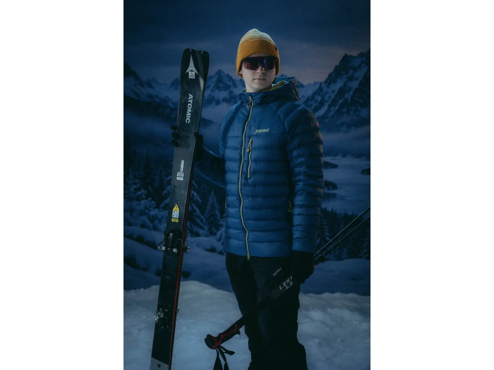Silvini Piuro Herrenjacke Navy/Brown