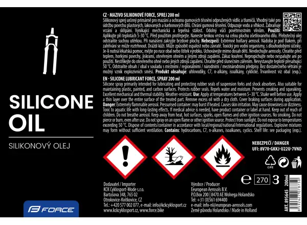 Force Silikonöl Spray 200 ml