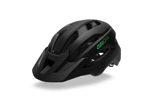 Giro Fixture II Youth Kinderhelm Mat Black/Vivid Green