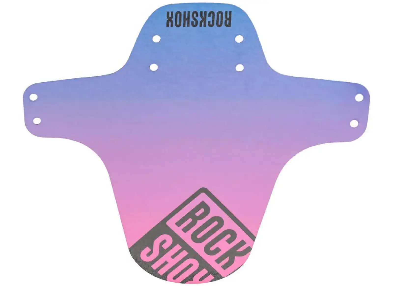 Rock Shox AM Fender Vorderes Schutzblech Blue Pink Fade / Schwarzes Logo
