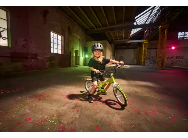 Woom GO 1 Kinderlaufrad neon lime