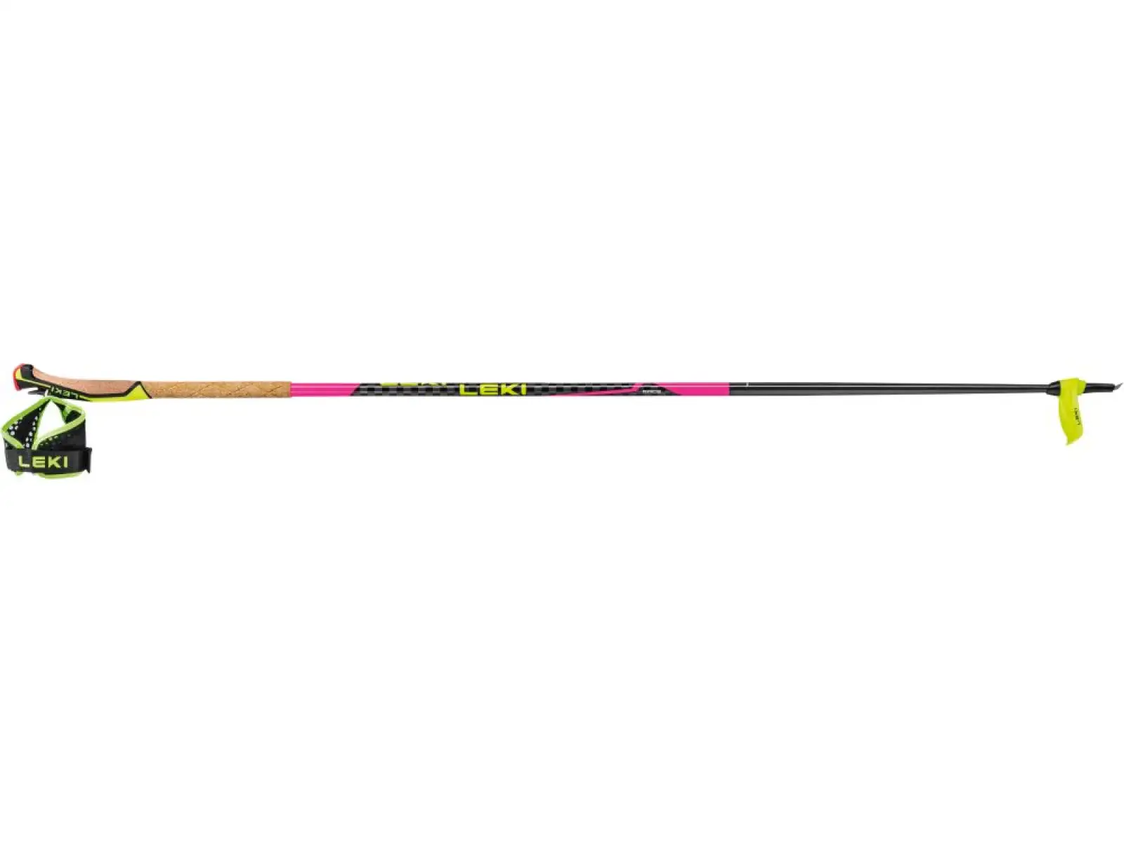 Leki Mezza Race Skistöcke Neon Pink/Schwarz/Neon Gelb