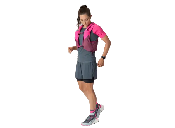 Dynafit Alpine 8 l Laufweste Pink Glo/Amaranth