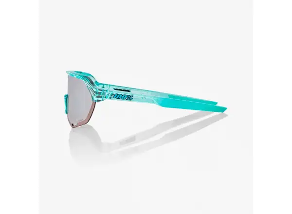 100% S2 Brille HiPER Polished Translucent Mint/Silver Mir
