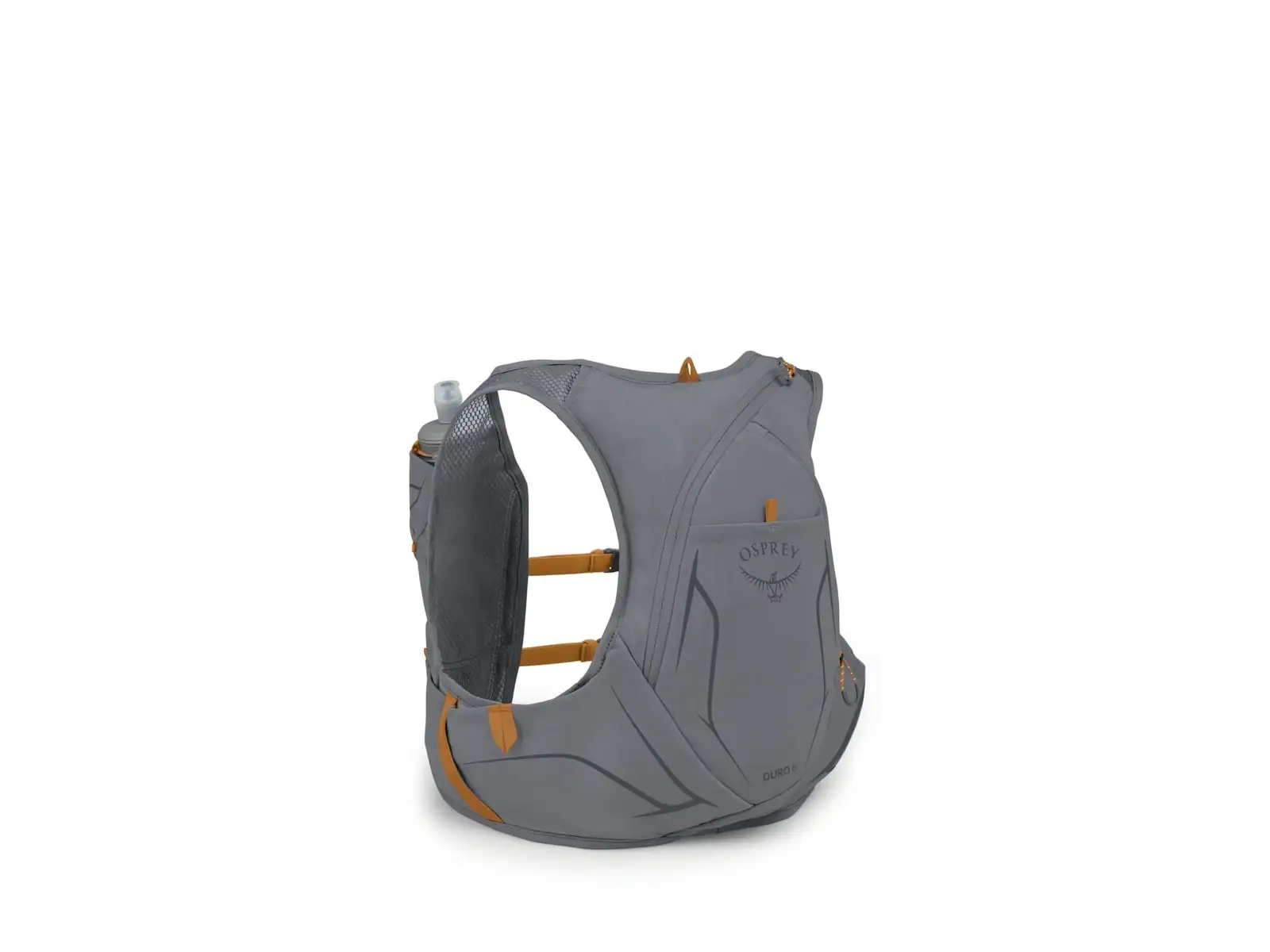 Osprey Duro 6 Weste 6 l + 2x Flasche 0,5 l Phantom Grey/Toffee Orange