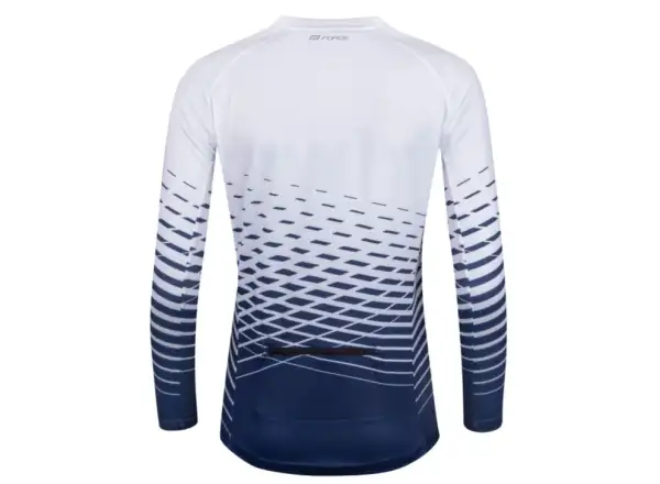 Force Angle Lady Damen Langarmtrikot Weiß/Blau