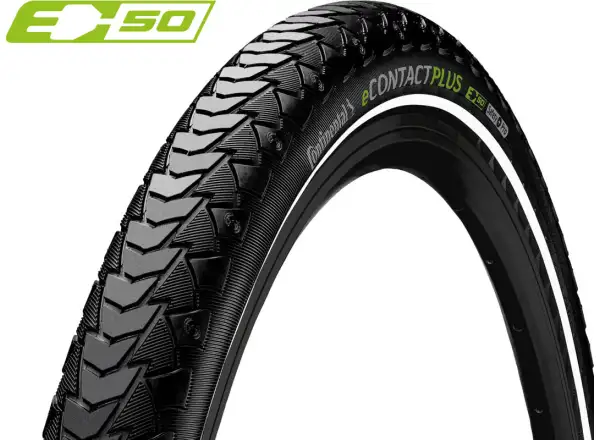 Continental eContact Plus Trekkingreifen Draht schwarz/reflektierend
