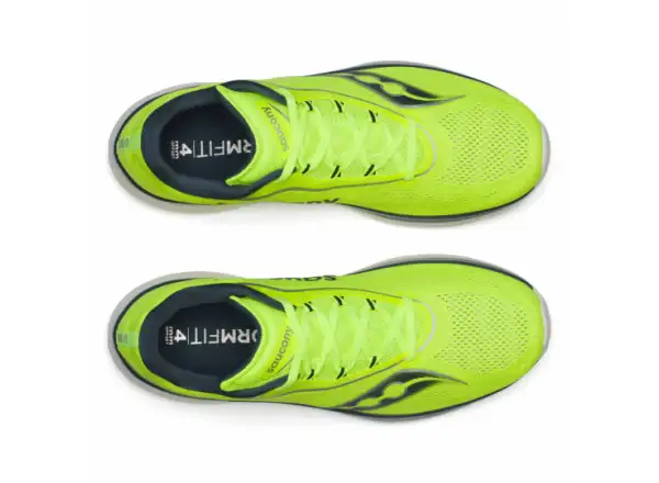 Saucony Kinvara 15 Herrenlaufschuhe Citron Navy
