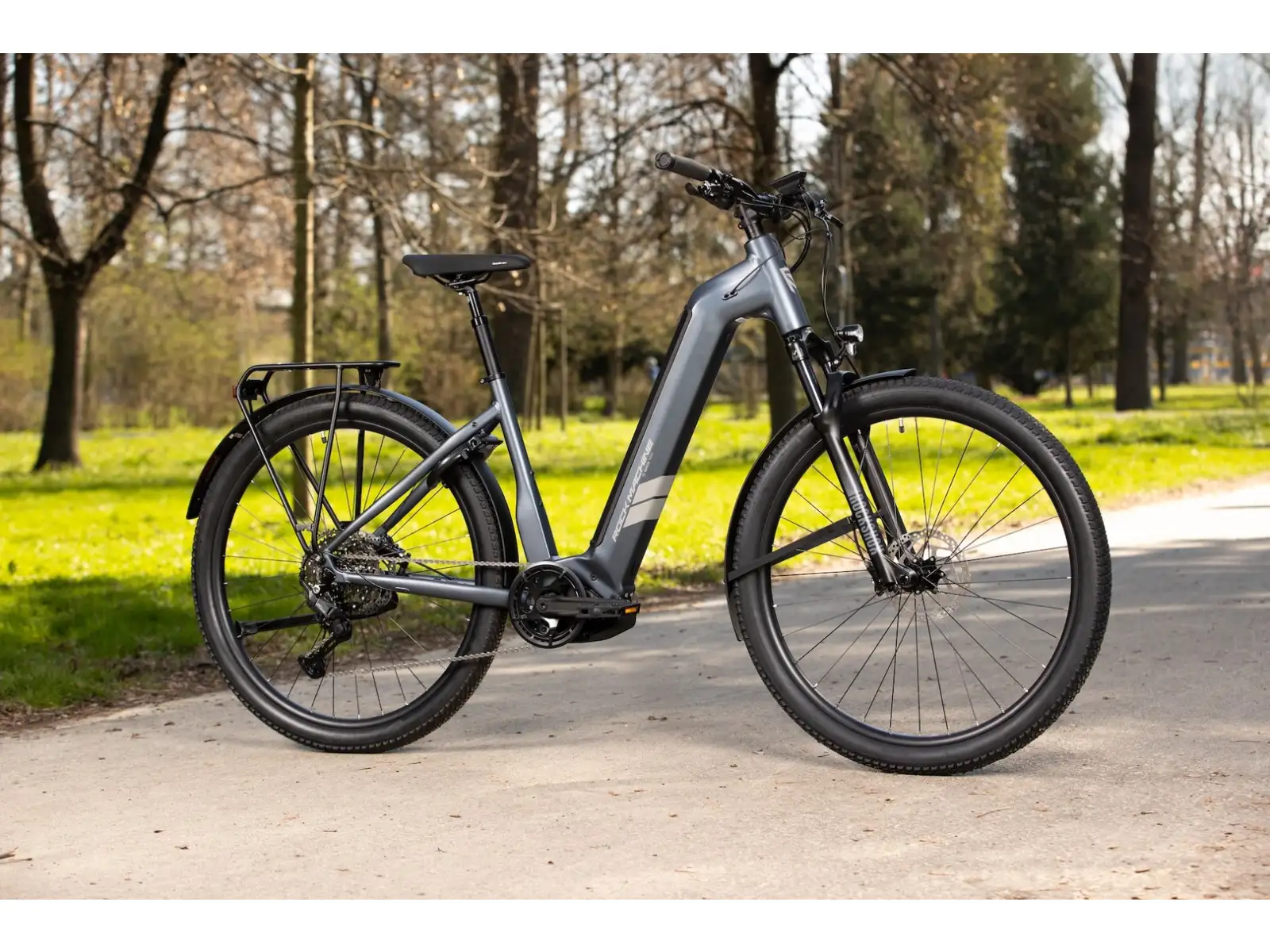 Rock Machine eRokk B90T Tiefeinsteiger E-Bike – Matte Nightstrom Blue