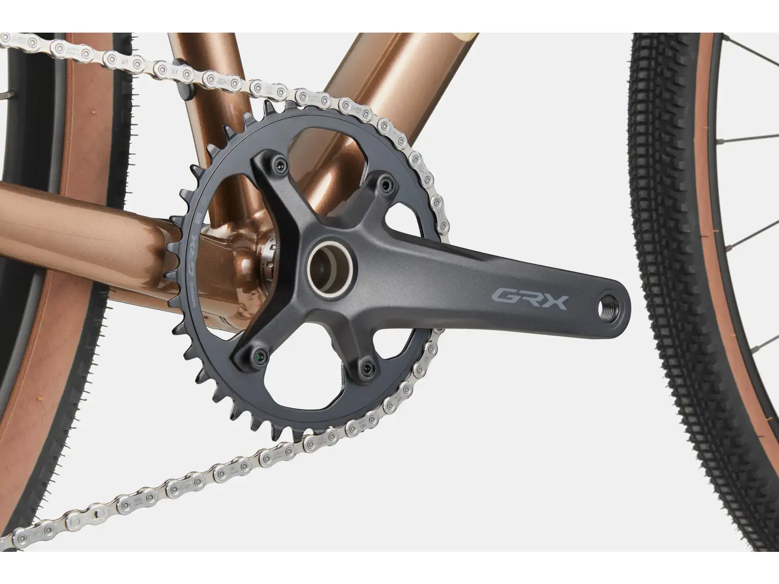 Cannondale Topstone CAAD 1 GRX 1X Gravelbike Platinum Bronze