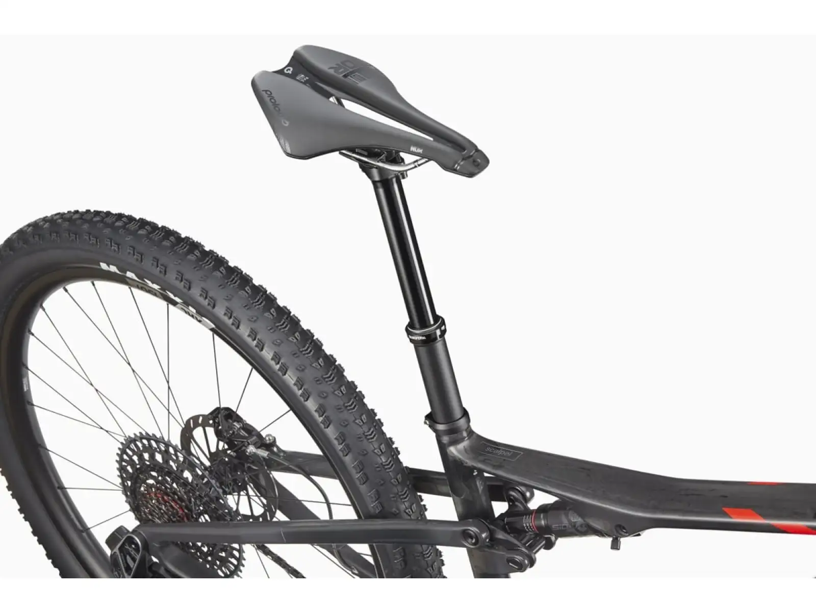 Cannondale Scalpel Carbon 1 Lefty Mountainbike Rally Red.