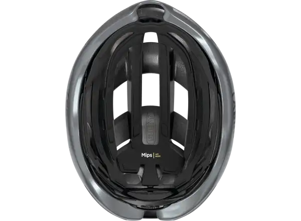 Abus AirBreaker 2.0 MIPS Rennradhelm Graphite Silver