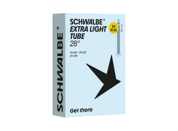 Schwalbe Extra Light Schlauch 23-28/622-630 SV15-EL 80mm