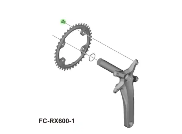 Shimano Schraubensatz für Kettenblatt Kurbel FC-RX600