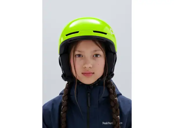 POC POCito Obex Kinder-Skihelm Fluorescent Yellow/Green