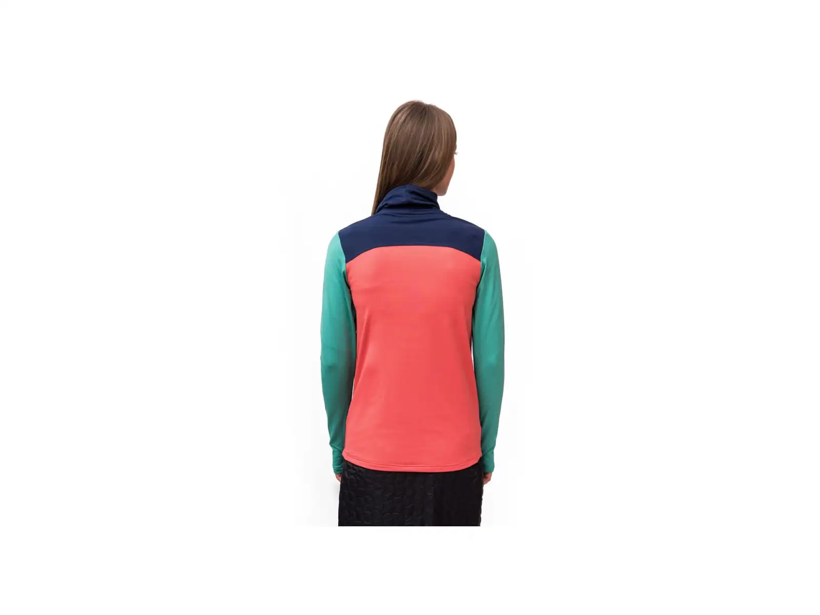 Sensor Coolmax Thermo Damen-Sweatshirt korallenblau/grünblau/dunkelblau