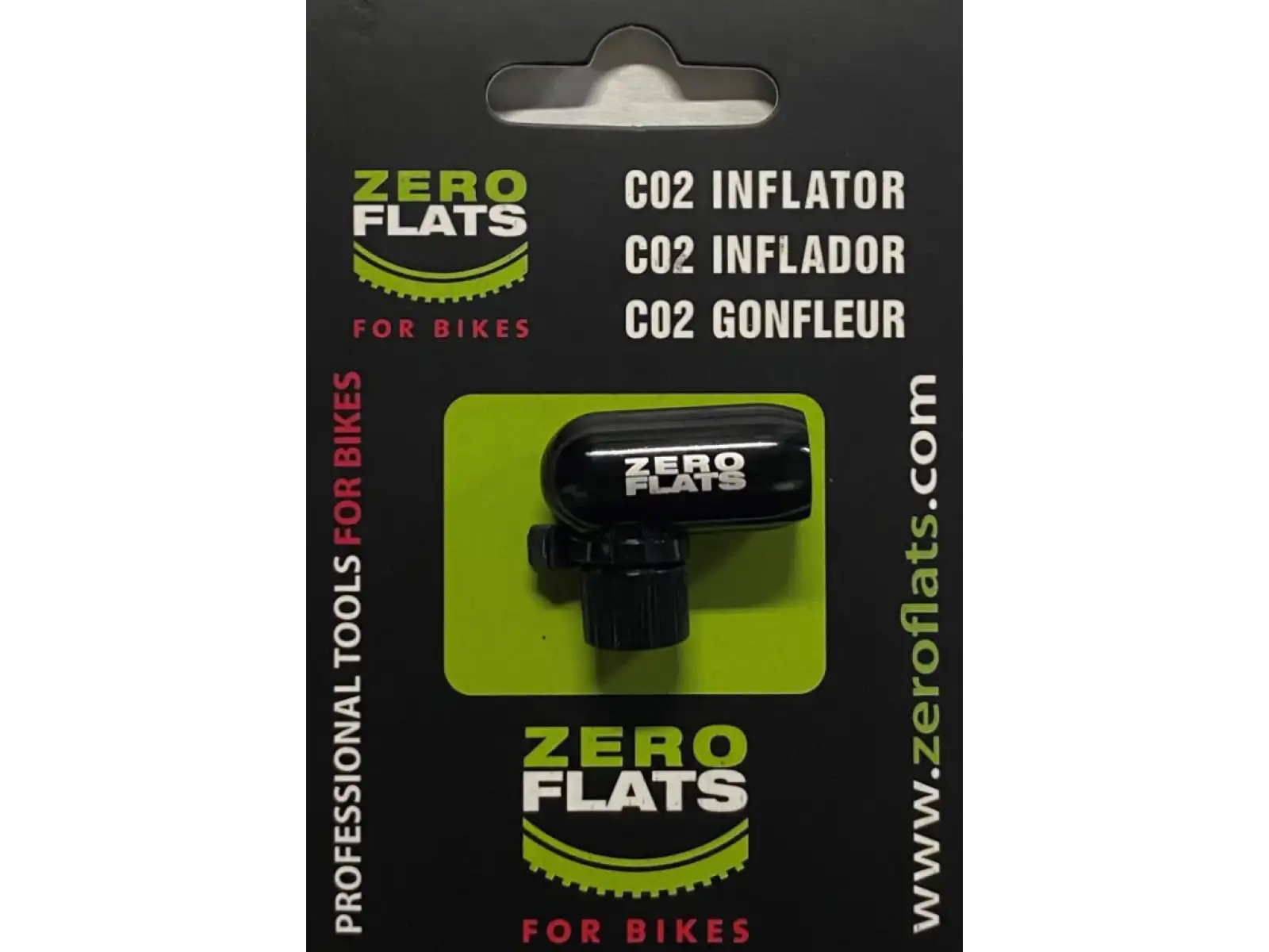 Zeroflats CO2-Patronen-Inflator