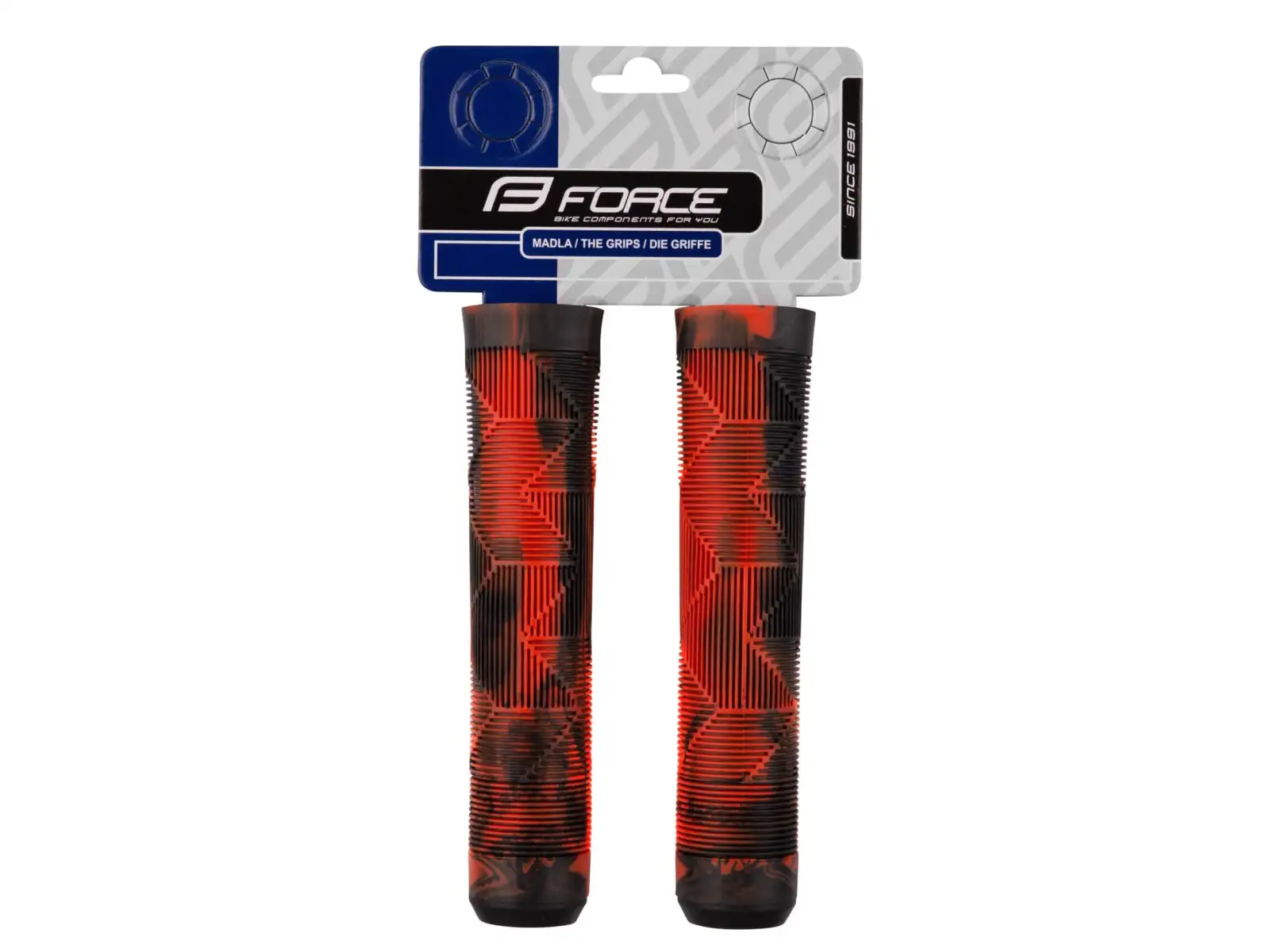 Foce BMX145 Gummi Griffe schwarz/rot