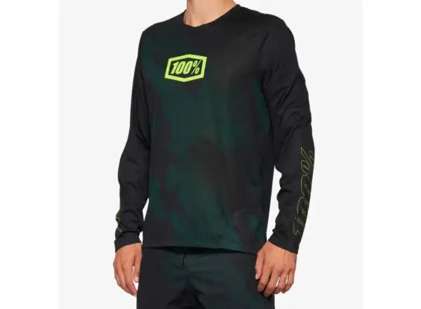 100% Airmatic LE Herrentrikot mit langen Ärmeln Black Camo