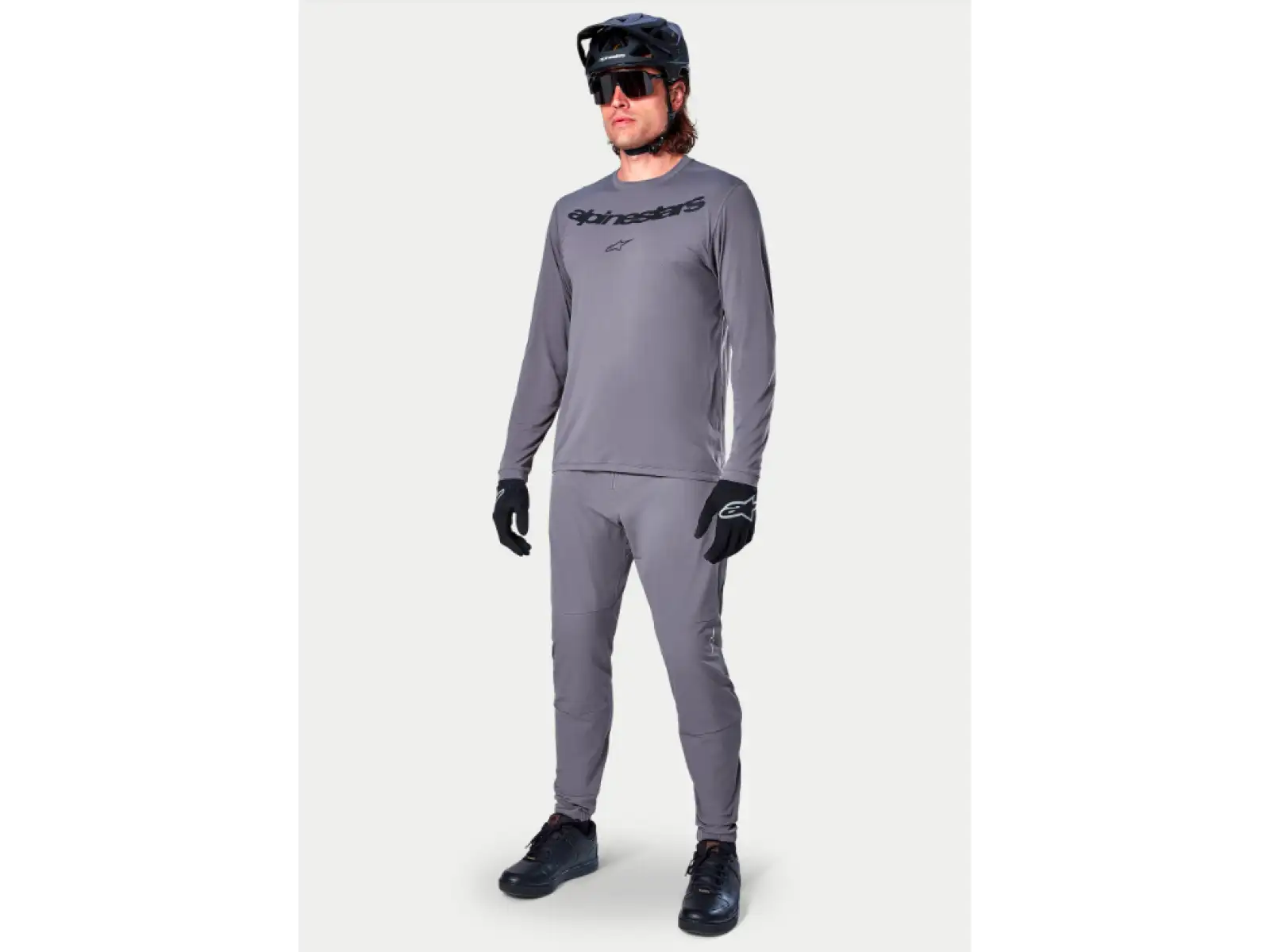 Alpinestars A-Dura Rocker Herrentrikot Langarm Dark Grey