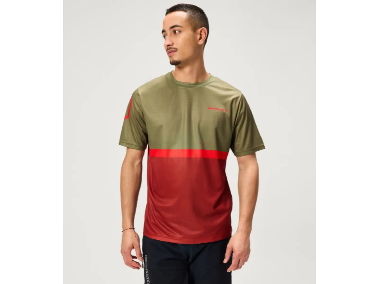 Endura SingleTrack Core Tee II Herren Trikot Kurzarm Tweed Green