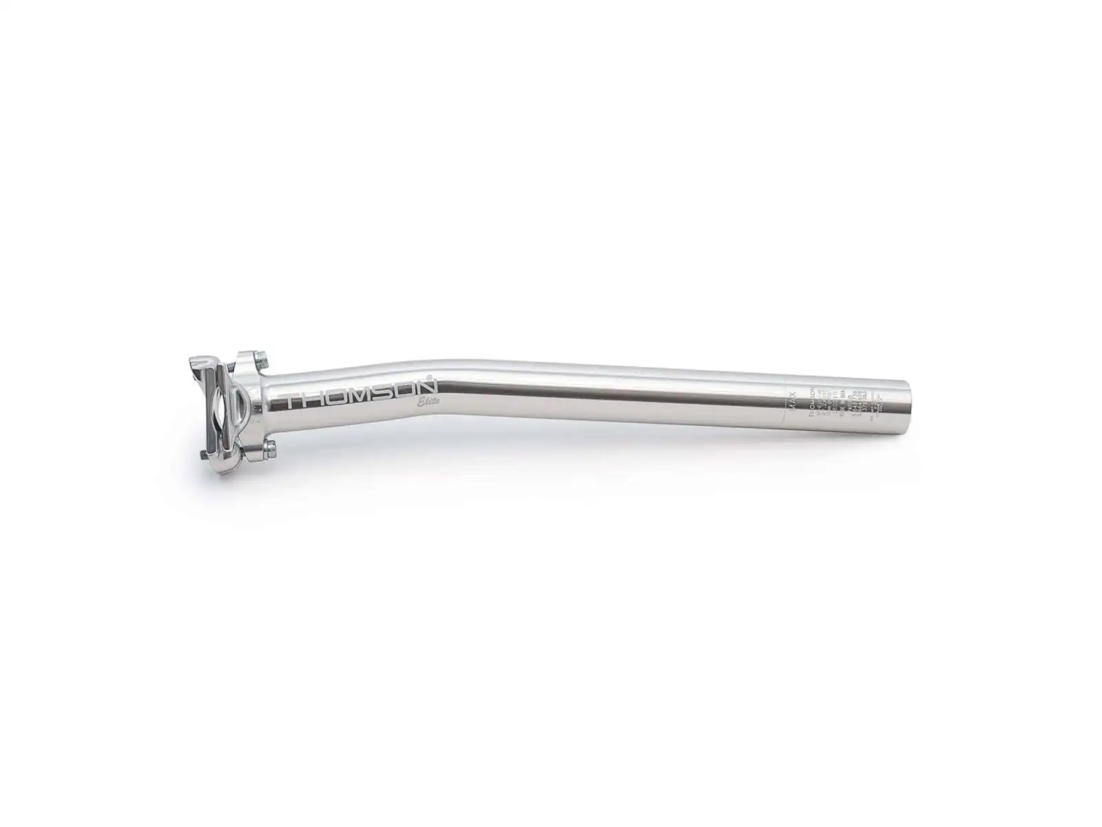 Thomson Elite Sattelstütze gebogen 27,2 mm silber