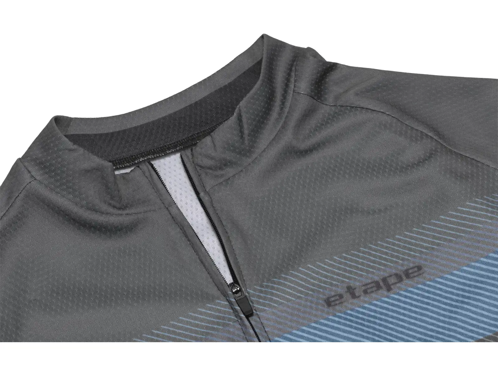 Etape Leader Herren-Trikot kurzarm grau/anthrazit