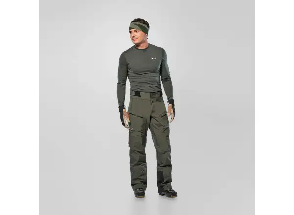 Salewa Sella 3L Powertex Herren Hose Dark Olive