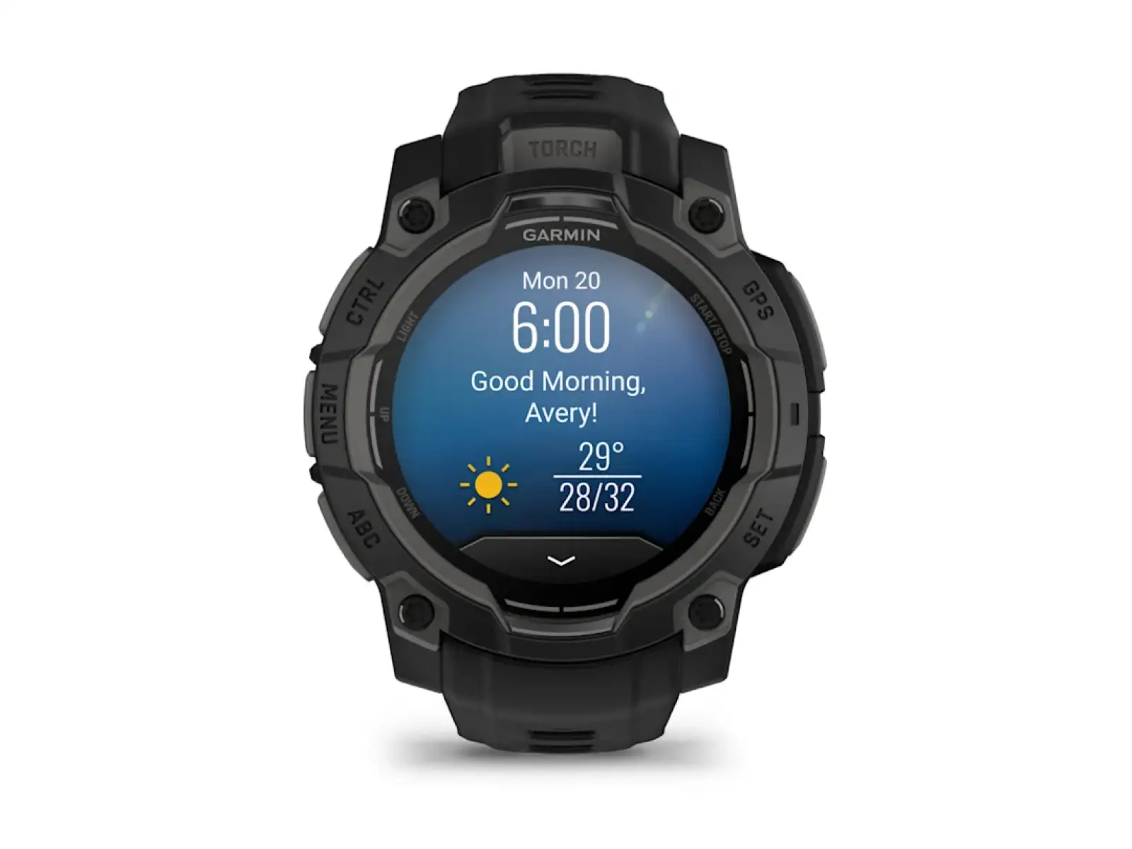Garmin Instinct 3 Amoled 45 mm Smartwatch Black/Black Armband