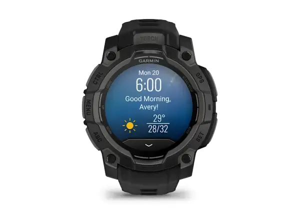 Garmin Instinct 3 Amoled 45 mm Smartwatch Black/Black Armband