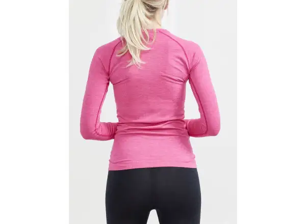 Craft Core Dry Active Comfort Damen Langarmshirt Rosa