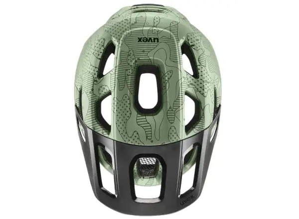 Uvex React Jr. Kinderhelm Moss Green/Altim Matt